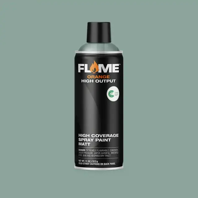 Flame Orange Spray Paint 400ml FO-608 Sage Middle