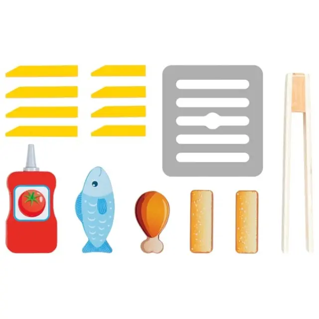 Goki Ξύλινο Airfryer με Αξεσουάρ Παιχνιδιού (3+ ετών) 51430 3