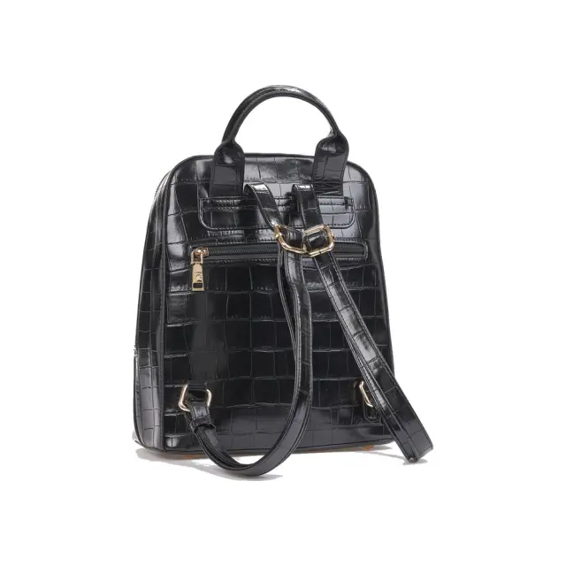 VERDE ΤΣΑΝΤΑ ΠΛΑΤΗΣ-BACKPACK 16-0008786 ΜΑΥΡΟ 3