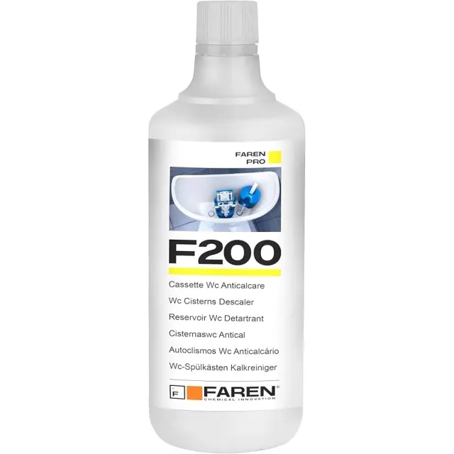Faren F200 Καθαριστικό Αφαλάτωσης για Μπάνιο + Καζανάκι 1L