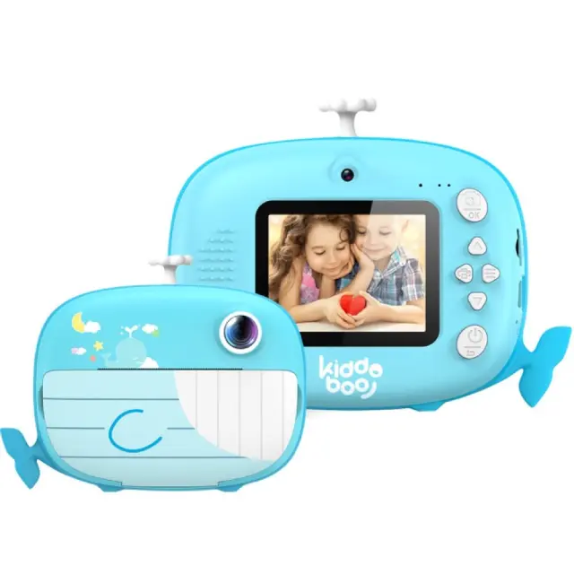 Φωτογραφική Μηχανή FotoFun 2 Whale Blue (3+ ετών) - Kiddoboo