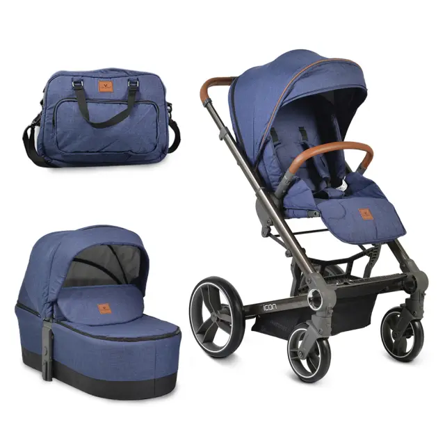 CANGAROO - Baby stroller Icon jeans - 3800146235017
