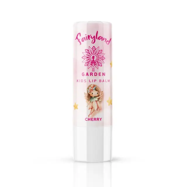 Garden of Panthenols Fairyland Lip Balm Cherry Lily 5 Παιδικό Lip Balm με Άρωμα Κεράσι, 5.2g