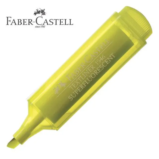 Μαρκαδόρος Υπογράμμισης Faber Castell 1546 Κίτρινο 154607