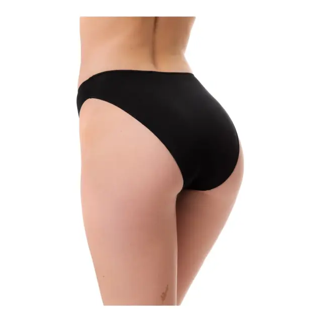 Fimelle TENCEL™ Modal Γυναικείο Brazil Invisible Σλιπ 2 τεμάχια Minerva - Μαύρο 3