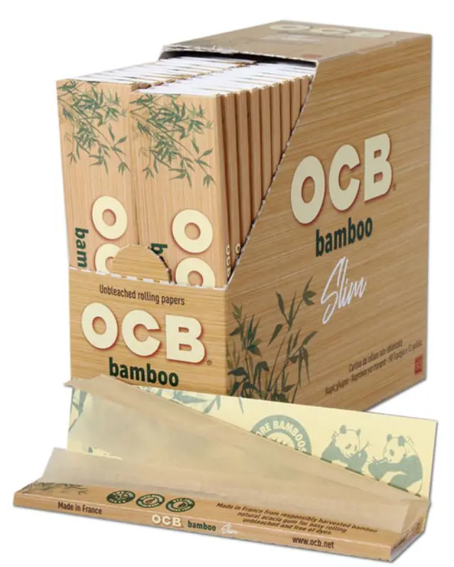 OCB Χαρτάκια Bamboo King Size Slim 32φ .50τεμ.
