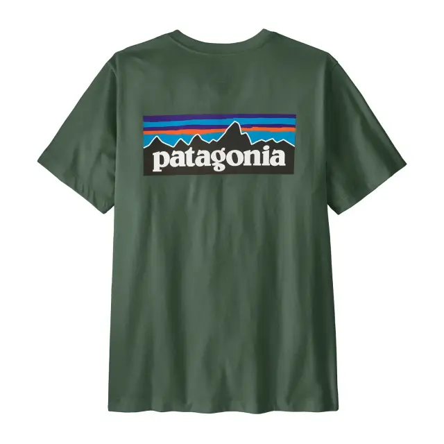 Patagonia P-6 Logo T-Shirt Ανδρικό Canopy Green - X Large