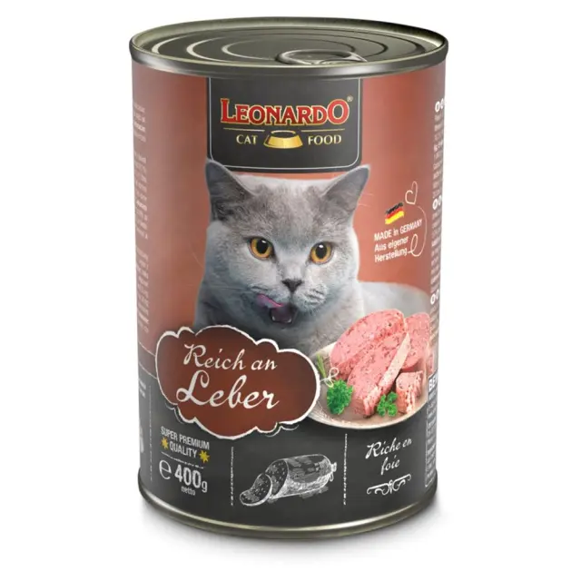 Leonardo Κονσέρβα Γάτας Liver 400gr