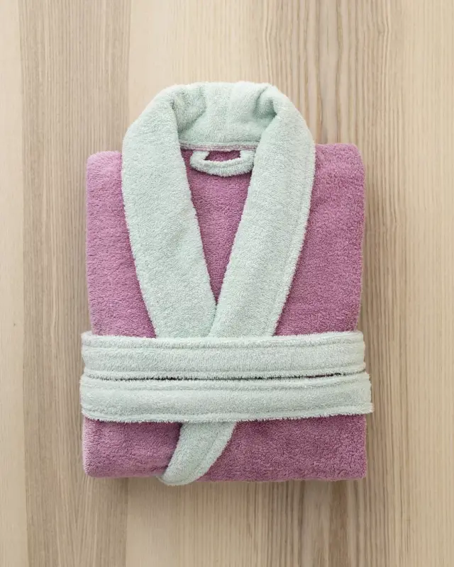 Μπουρνούζι Ease - Mauve / Mint Φούξια, Ροζ, Μωβ, Μέντα Medium