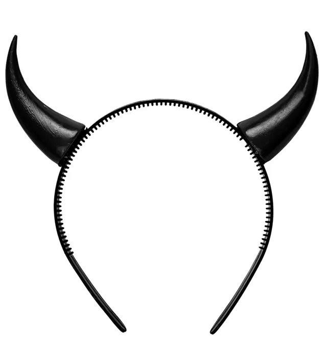 Αποκριάτικο Αξεσουάρ Στέκα Devil Black Horns (Widmann) (W-5487N)