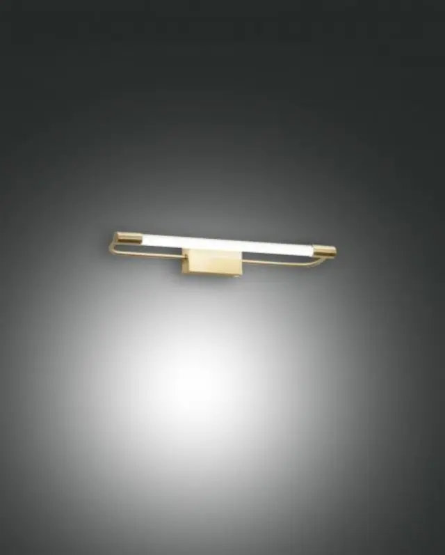 Rapallo 3552-21 απλίκα μπάνιου 40cm ip44 Σατινέ ορείχαλκος