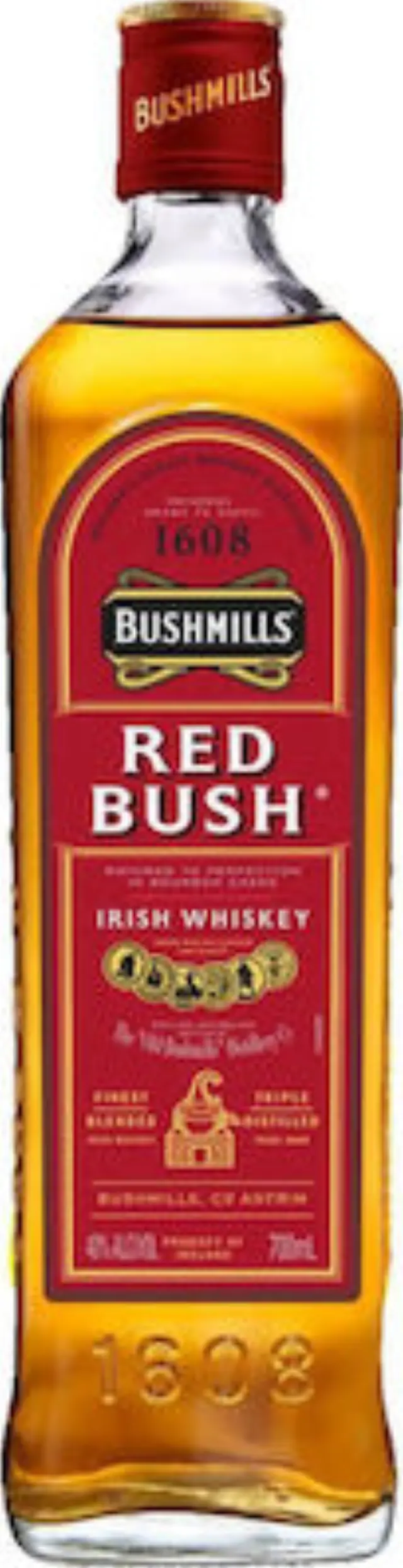 BUSHMILLS RED BUSH IRISH WHISKEY 700ML