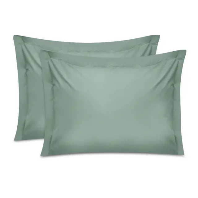 Μαξιλαροθήκες ύπνου Tonne Cotton Box Σετ 2 τμχ χρώμα πράσινο 50x80+5εκ.
