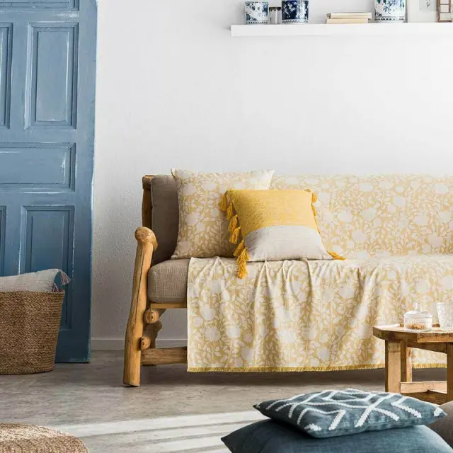 Ριχτάρι Διθέσιου 180X250 GOFIS HOME ROSEFIELD Ώχρα 201/04