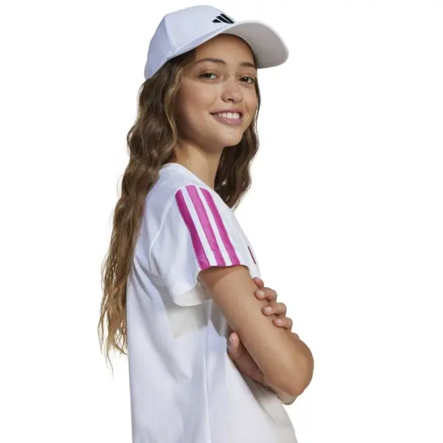 adidas Essentials 3-Stripes ΠΑΙΔΙΚΗ ΜΠΛΟΥΖΑ (JN6494-White) - Λευκό - 13-14 ετών 2