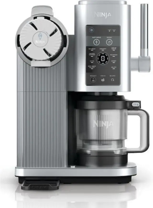 Ninja NC701EU CREAMi Scoop & Swirl Παγωτομηχανή 2x480ml Ασημί