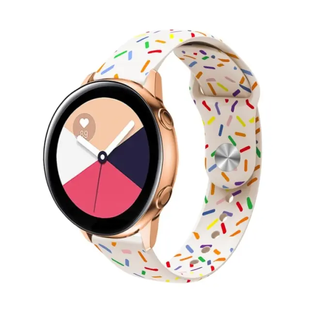 Reverse Buckle Λουράκι για Smartwatch 22mm-Candy Cream OEM