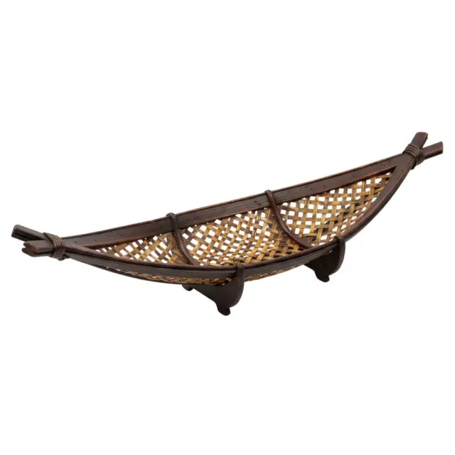 Δίσκος bamboo καφέ γόνδολα 59x16x12cm Iliadis 94942