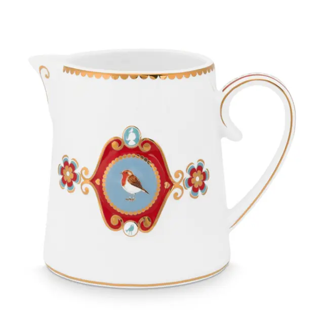 Pip Studio Κανάτα Πορσελάνης 900ml Love birds (λευκή)