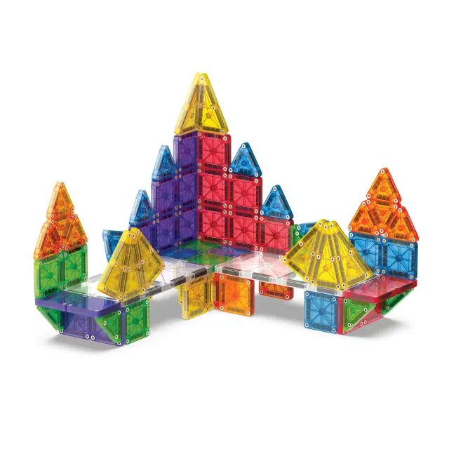 Magna-Tiles Μαγνητικά Πλακίδια microMAGS 70 Κομμάτια Deluxe Set (3+ ετών) 244070 3
