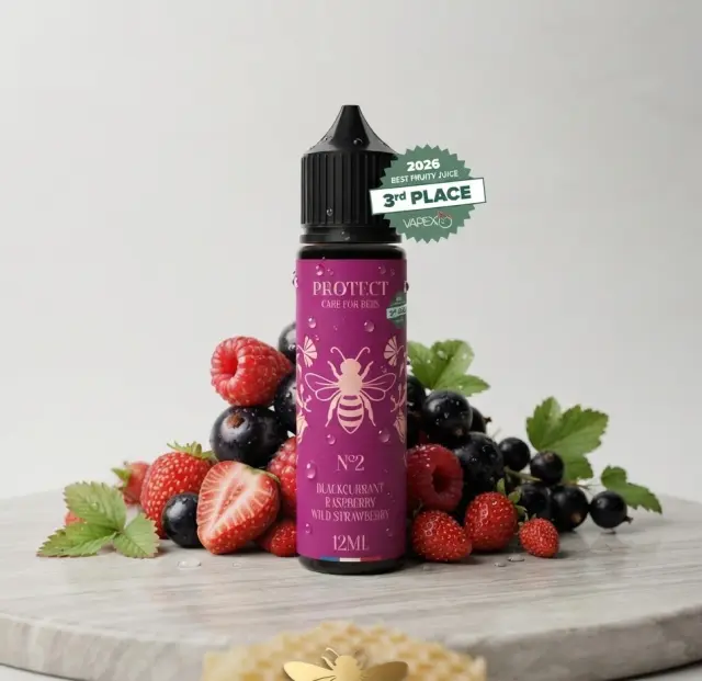 Protect Blackcurrant Raspberry Wild Strawberry Flavour Shot 12/60ml