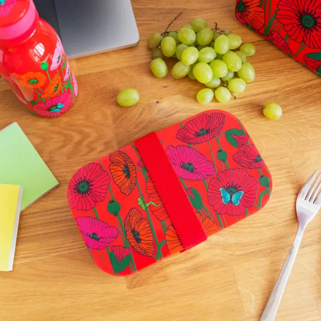 Pylones Φαγητοδοχείο (lunchbox): Delice Box (4 σχέδια) Coquelicots 2
