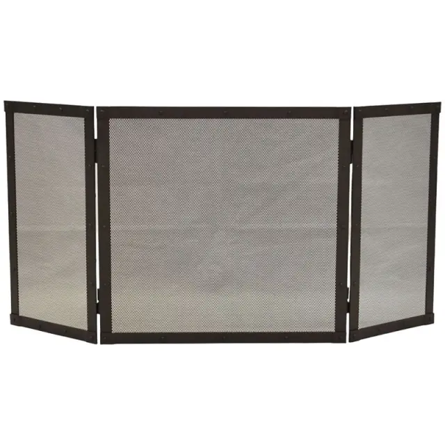 Bormann Elite BFT1030 - Σίτα Τζακιού Τρίφυλλη 51x102cm, Μαύρη (078180)