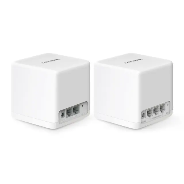 Mercusys Halo H60X v1 WiFi Mesh Network Access Point Wi‑Fi 6 Dual Band (2.4 & 5GHz) σε Διπλό Kit Λευκό 2