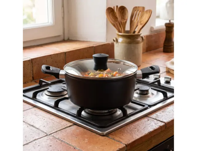 Κατσαρόλα Essential MasterChef με αντικολλητική επίστρωση και διάμετρο 24cmAMZ159101831