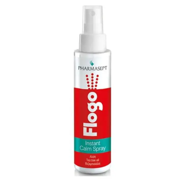 PHARMASEPT Flogo Instant Calm Spray Ανακούφισης από Ερεθισμούς, Κοκκινίλες, Αίσθημα Κνησμού & Επιφανειακά Εγκαύματα 100ml