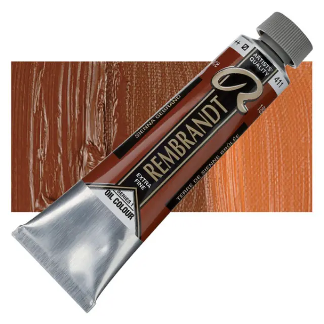 Λάδι Talens Rembrandt - 411 Burnt Sienna - 40ml