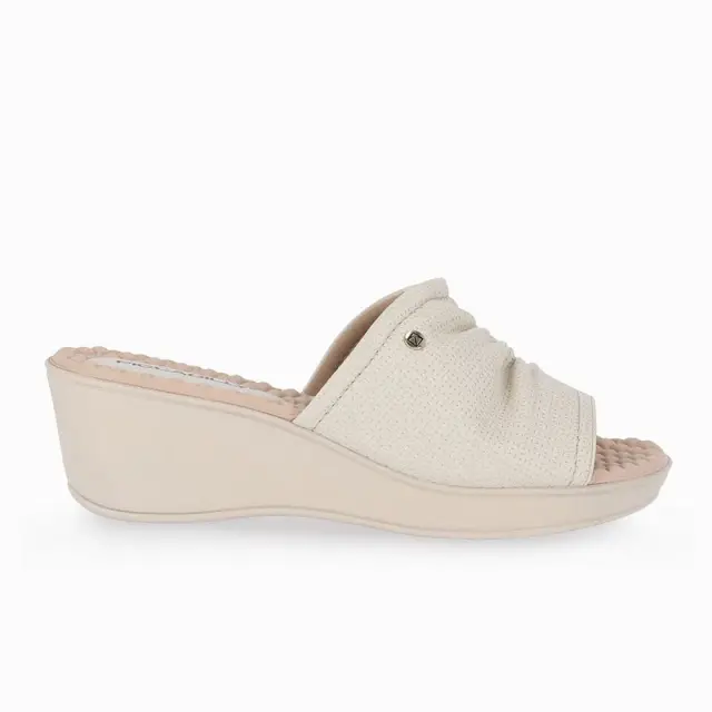 Ανατομικές Παντόφλές Με Πλατφόρμα Piccadilly 540324-1 Off White - 40