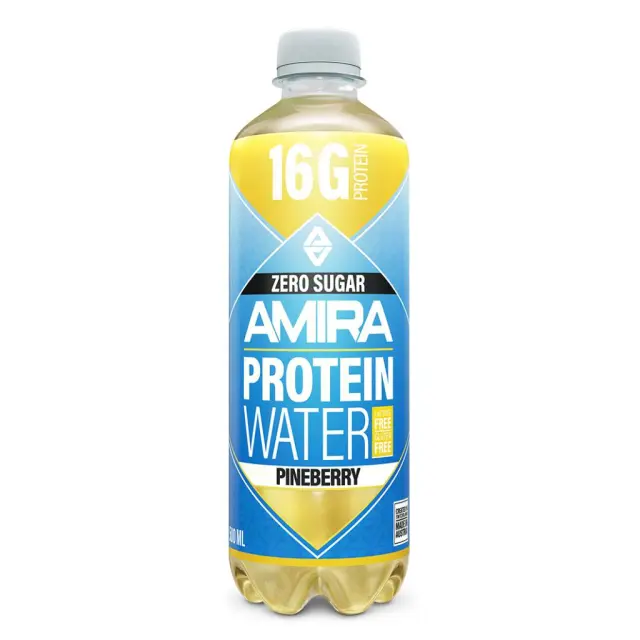 Amira Protein Water Pineberry 16G Protein 500ml