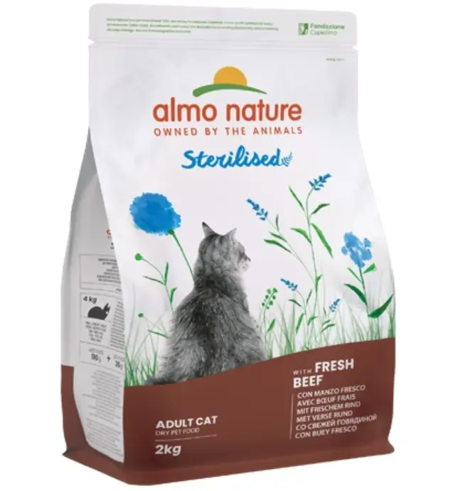 Almo Nature Functional Cat Adult Sterilized Μοσχάρι 2Kg Μονόχρωμο