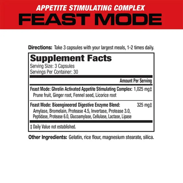 MuscleMeds Feast Mode - Appetite Stimulant 2
