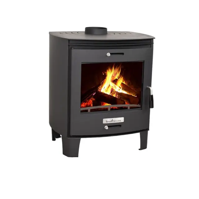 Starstoves ST216 Ξυλόσομπα Διπλού τοιχώματος από Ατσάλι 16.1kW Μαύρη