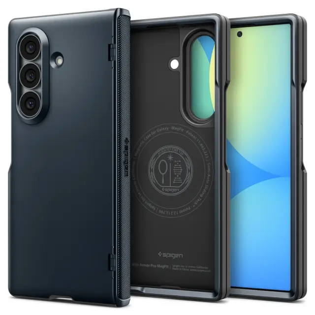 Spigen Slim Armor Pro MagSafe, metal slate - Samsung Galaxy Z Fold8 Ultra