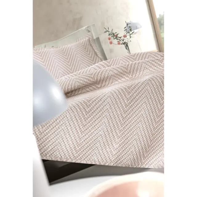 Σετ Κουβερλί Ημίδιπλο 2 Τεμαχίων Guy Laroche Vera Natural 180x240 3