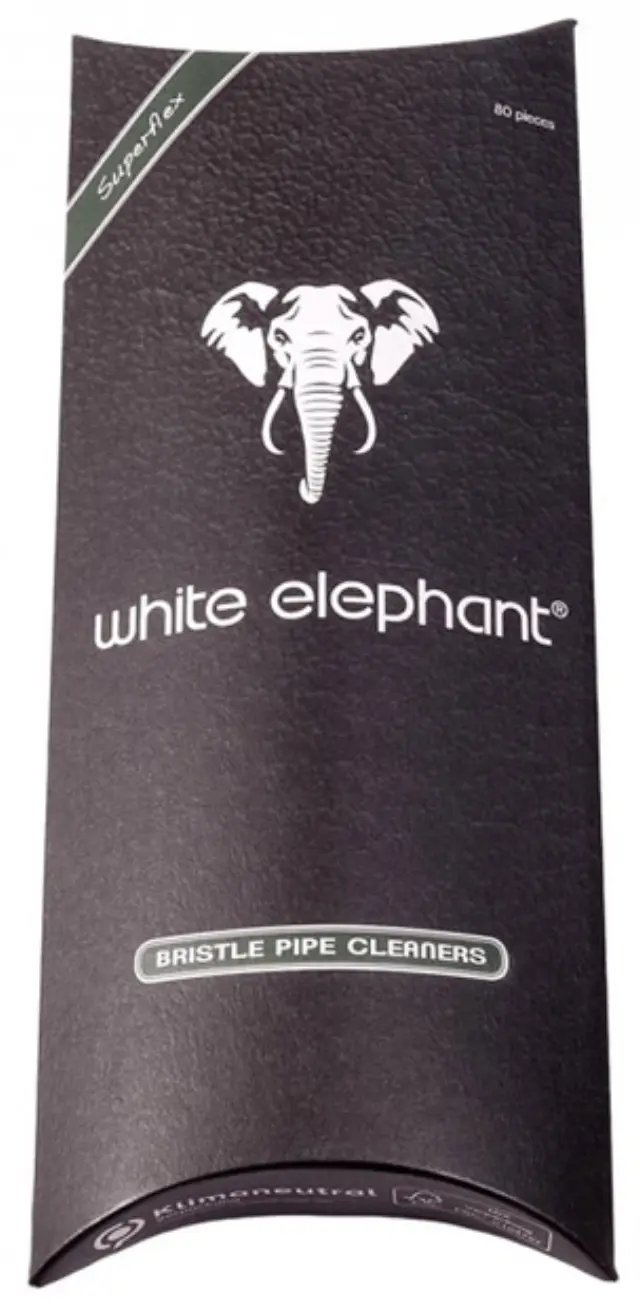White Elephant Καθαριστικό Πίπας Σκληρή Τρίχα Bristle από Καθαρό Βαμβάκι - 80τεμ. 2