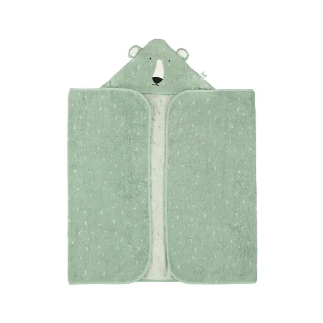Βρεφική Κάπα με Κουκούλα, 70x130εκ. Mr.Polar Bear-Trixie