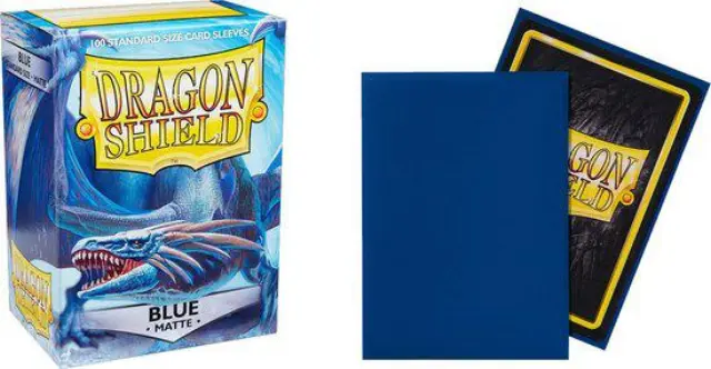 Dragon Shield Standard Sleeves - Matte Blue (100 Sleeves) 2