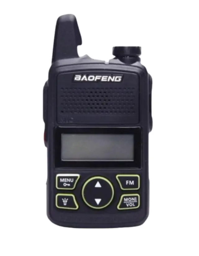 Mini Ασύρματος Φορητός Πομποδέκτης UHF 1.5W BAOFENG BF-T1 Μαύρο