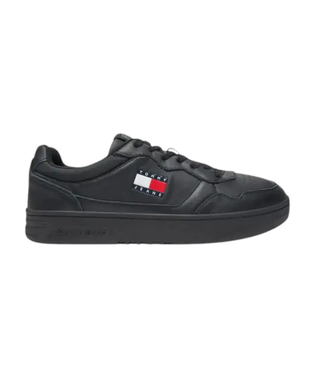 Tommy Hilfiger - Ανδρικά Sneakers Cupsole Leather Ess EM0EM01443-BDS Μαύρο