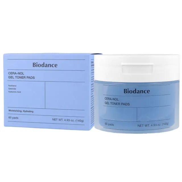 Biodance Cera-Nol Gel Toner Pads Καταπραϋντικά Pads Προσώπου, 60τμχ