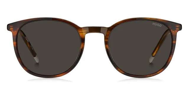 Boss Unisex Γυαλιά Ηλίου με Καφέ Σκελετό και Γκρι Φακό HG 1400/G/S EX4/IR 3