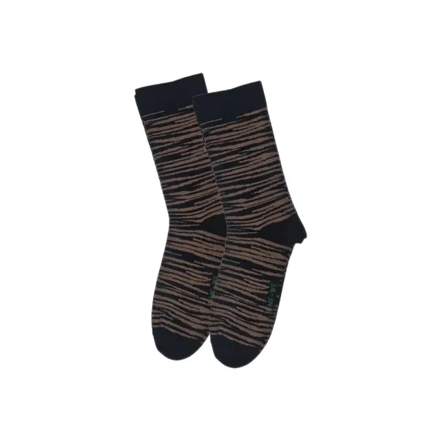 FMS Γυναικείες Κάλτσες Βαμβακερές Comfort Fit με Ριγέ Μοτίβο, Χρώμα Σκούρο Μπλε - ONESIZE