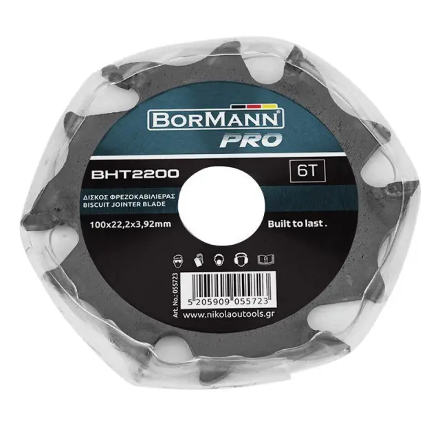 Bormann Pro BHT2200 - Δίσκος φρεζοκαβαλιέρεας 100*22,2*3,92mm 6T (055723)