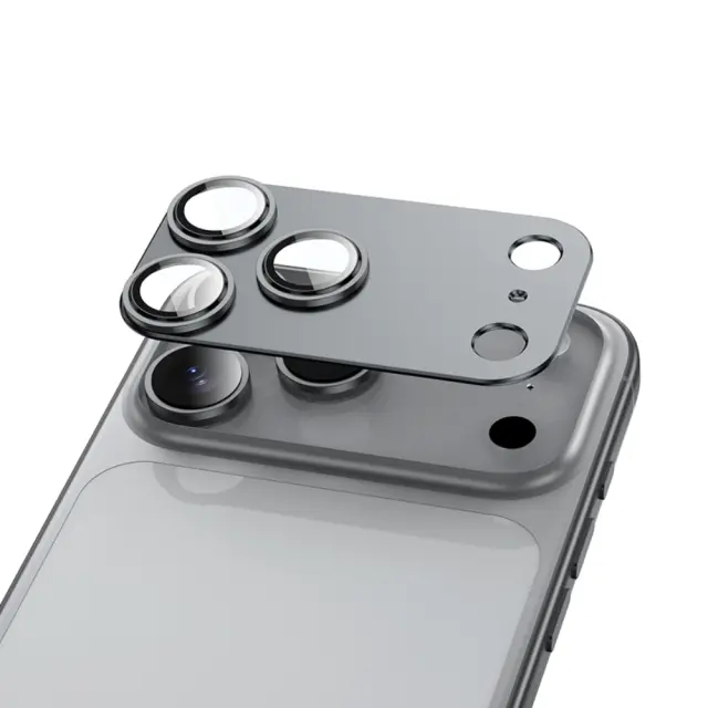 Προστασία Κάμερας Hoco Full Guard V16 για Apple iPhone 17 Pro Space Gray 3