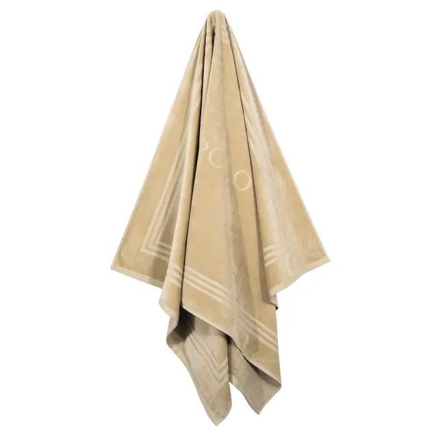 Πετσέτα Θαλάσσης 90x170 400gsm Essential Greenwich Polo Club 4062 Ivory 100% βαμβακερό 2