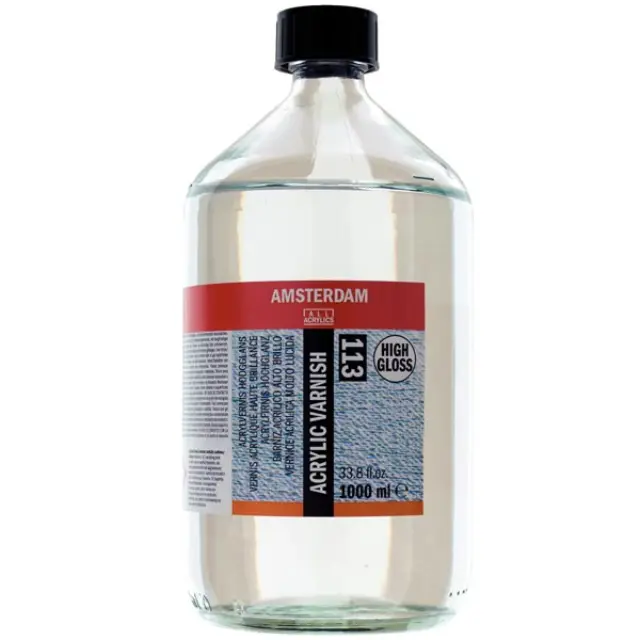Talens Amsterdam 113 High Gloss Βερνίκι για Ακρυλικά - 1Ltr